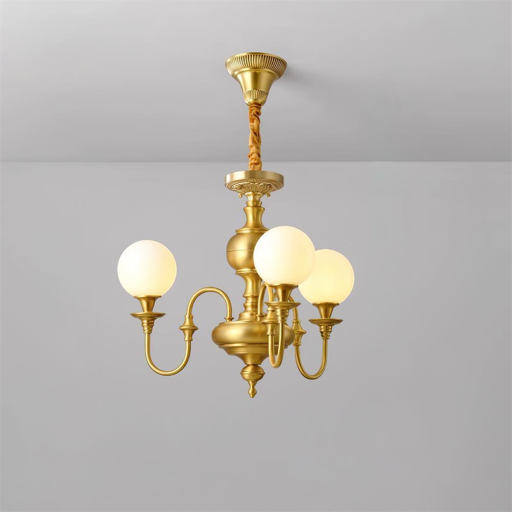Beatty Lustre Globe en Laiton Bras