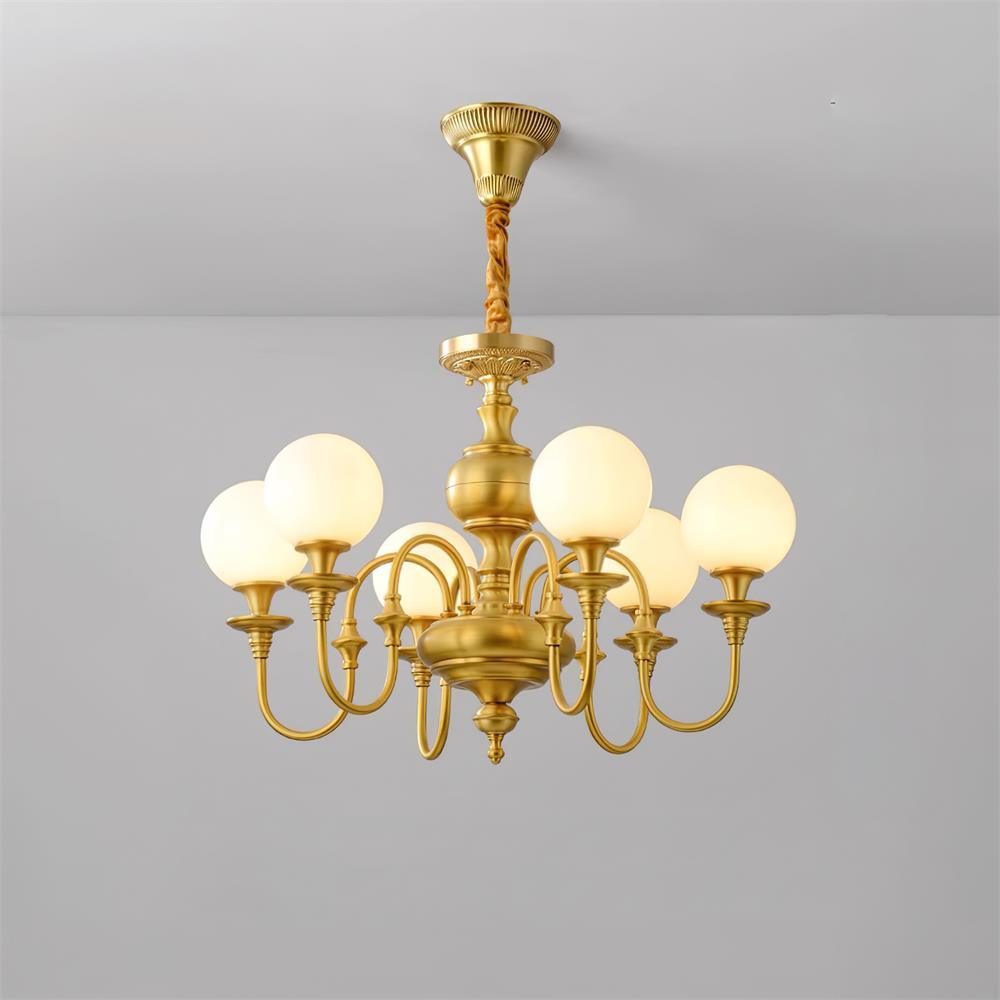 Beatty Lustre Globe en Laiton Bras