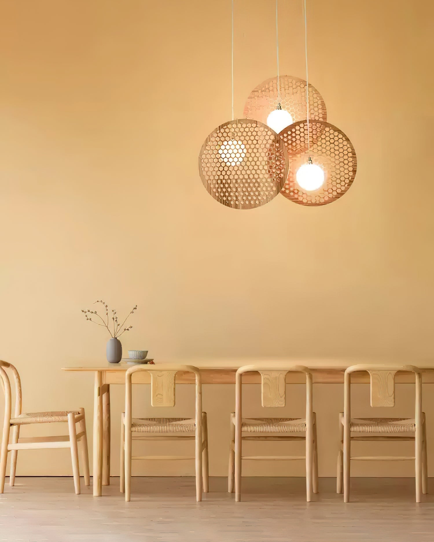 Aurora Lustre Wooden Plate