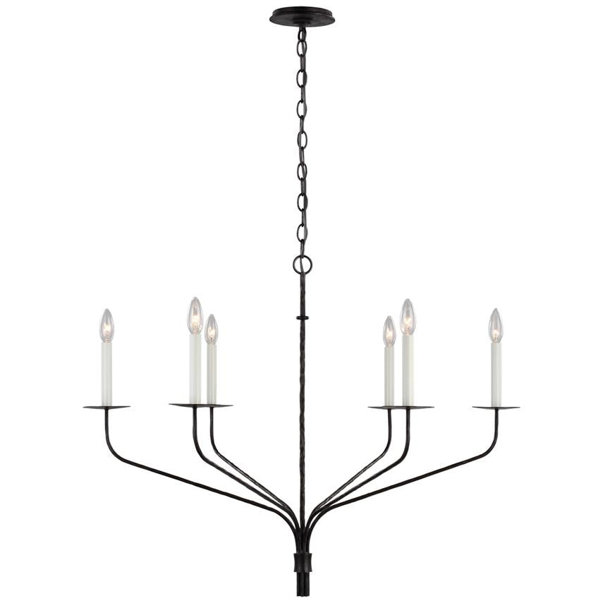 Caeluvyh Ancien Industriel Noir Métal Lustre
