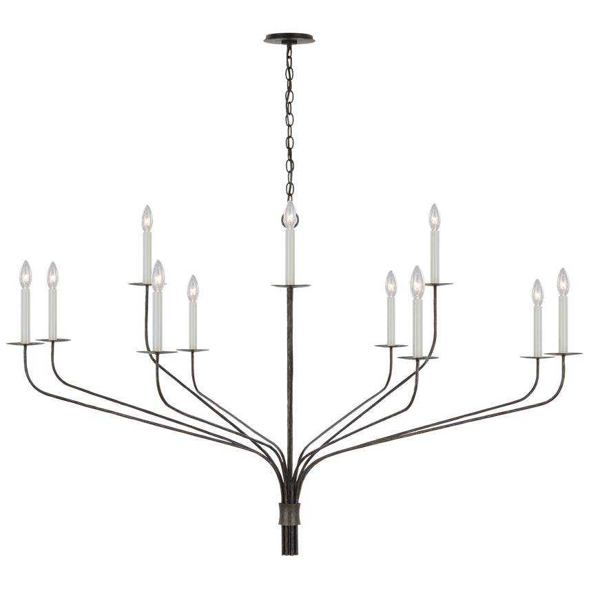 Caeluvyh Ancien Industriel Noir Métal Lustre