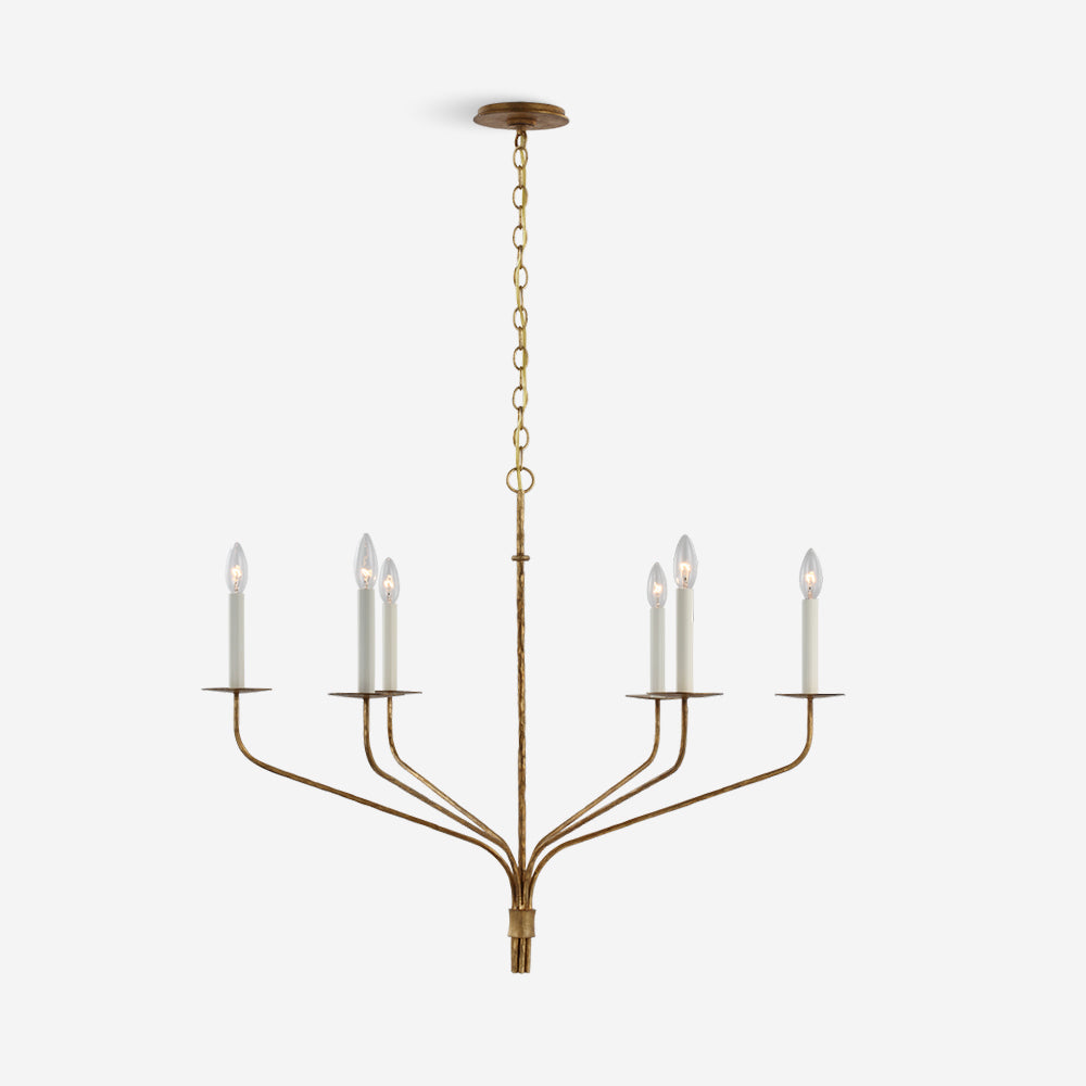Belfair Lustre Métal Moderne Grand