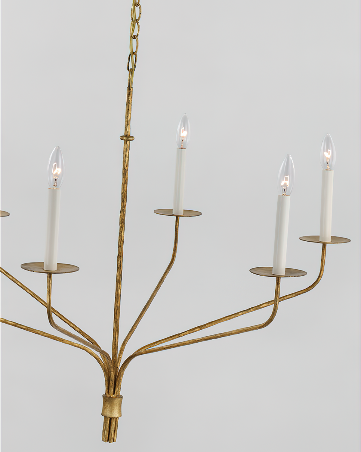 Belfair Lustre Métal Moderne Grand