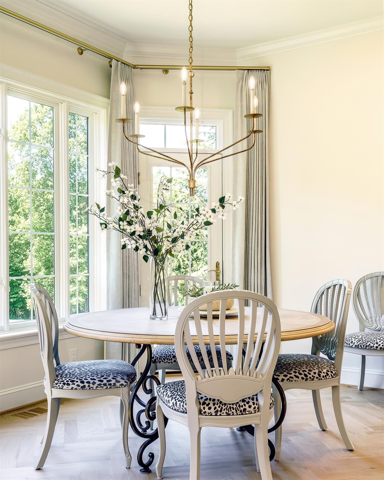 Belfair Lustre Métal Moderne Grand