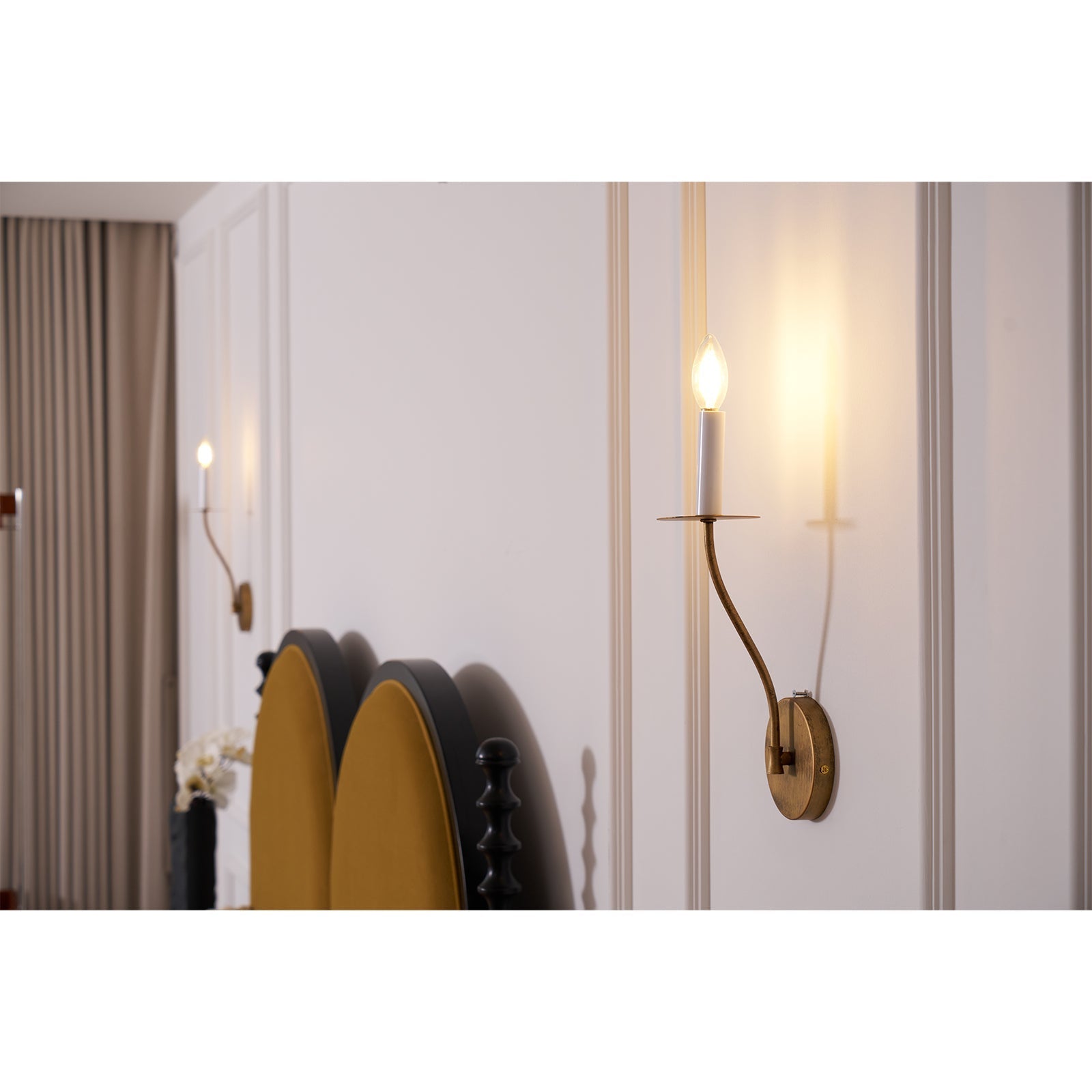 Eirikuvyh Moderne Minimaliste Ancien Industriel Métal Applique Murale