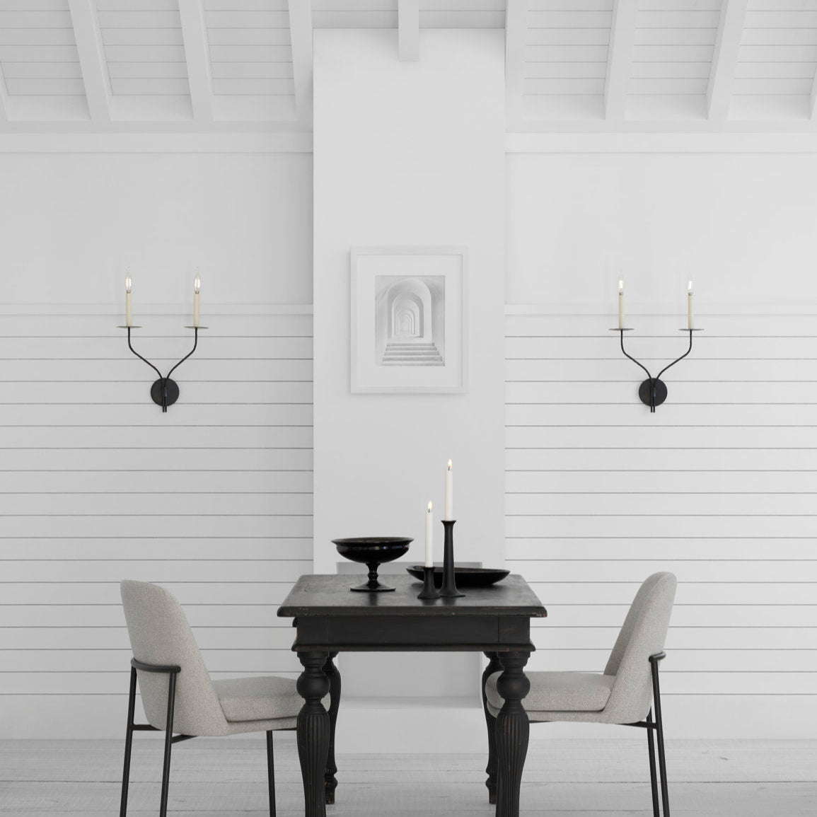 Eirikuvyh Moderne Minimaliste Ancien Industriel Métal Applique Murale