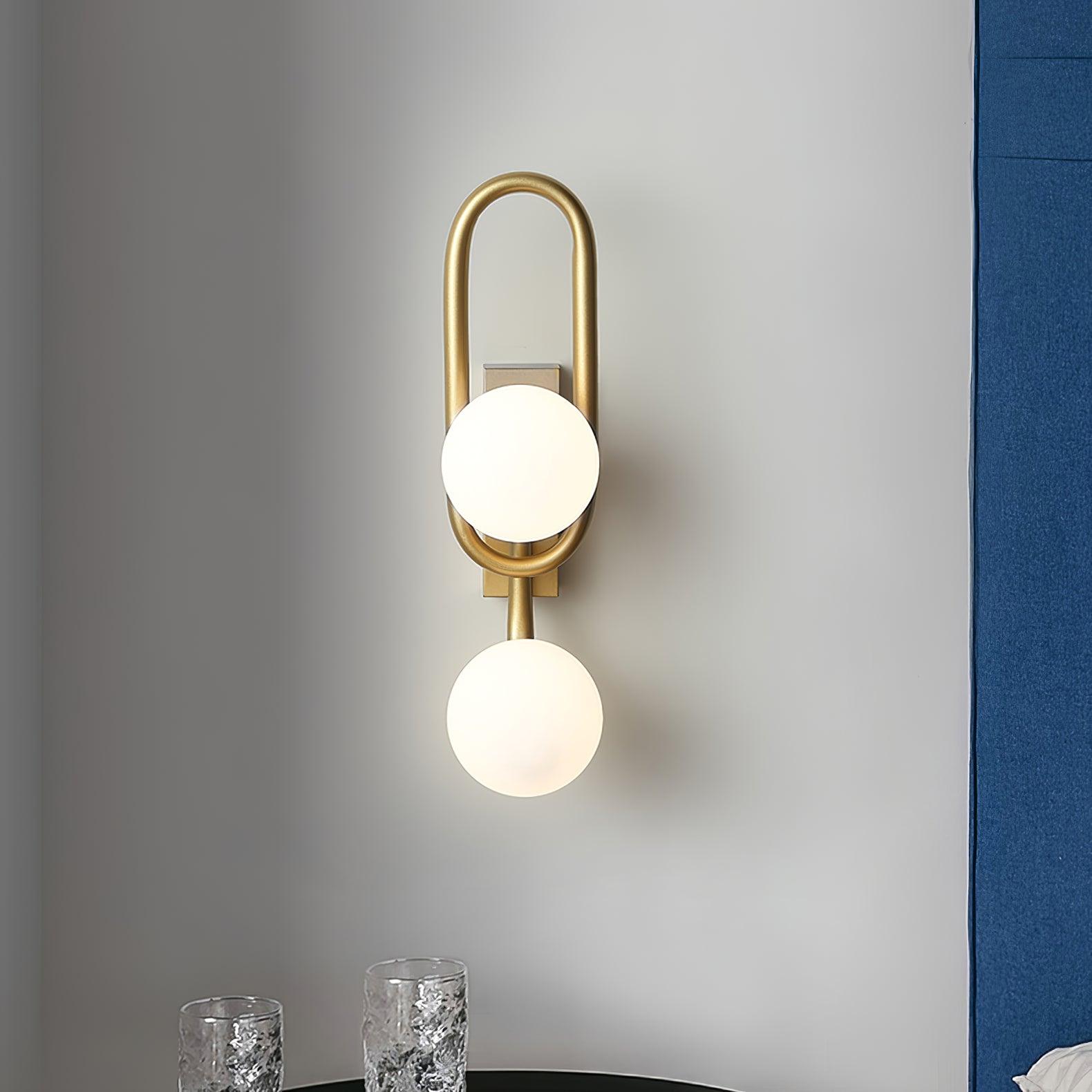 Alphaia Applique Murale Verre Moderne Minimaliste