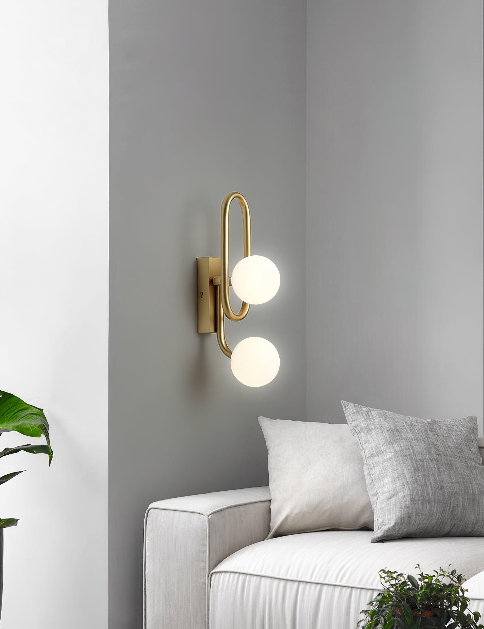 Alphaia Applique Murale Verre Moderne Minimaliste