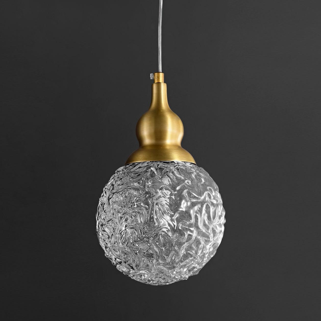 Tavirace Suspension Glam en Laiton et Verre