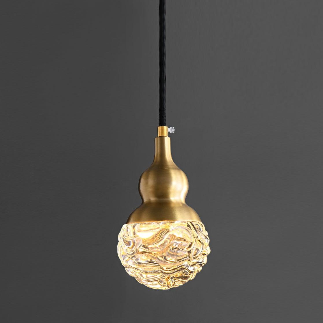 Tavirace Suspension Glam en Laiton et Verre
