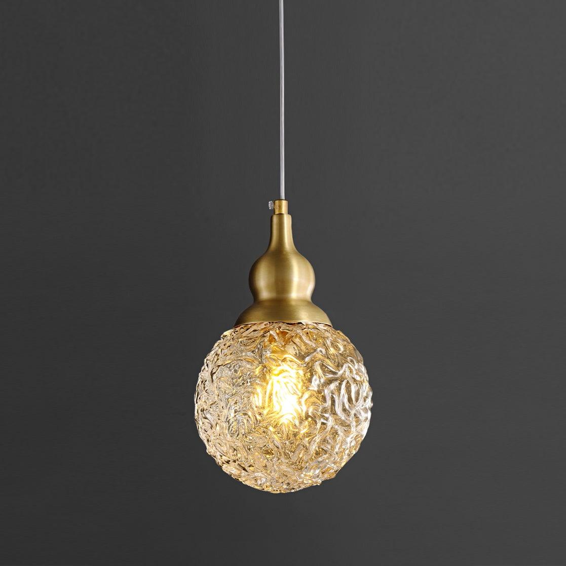 Tavirace Suspension Glam en Laiton et Verre