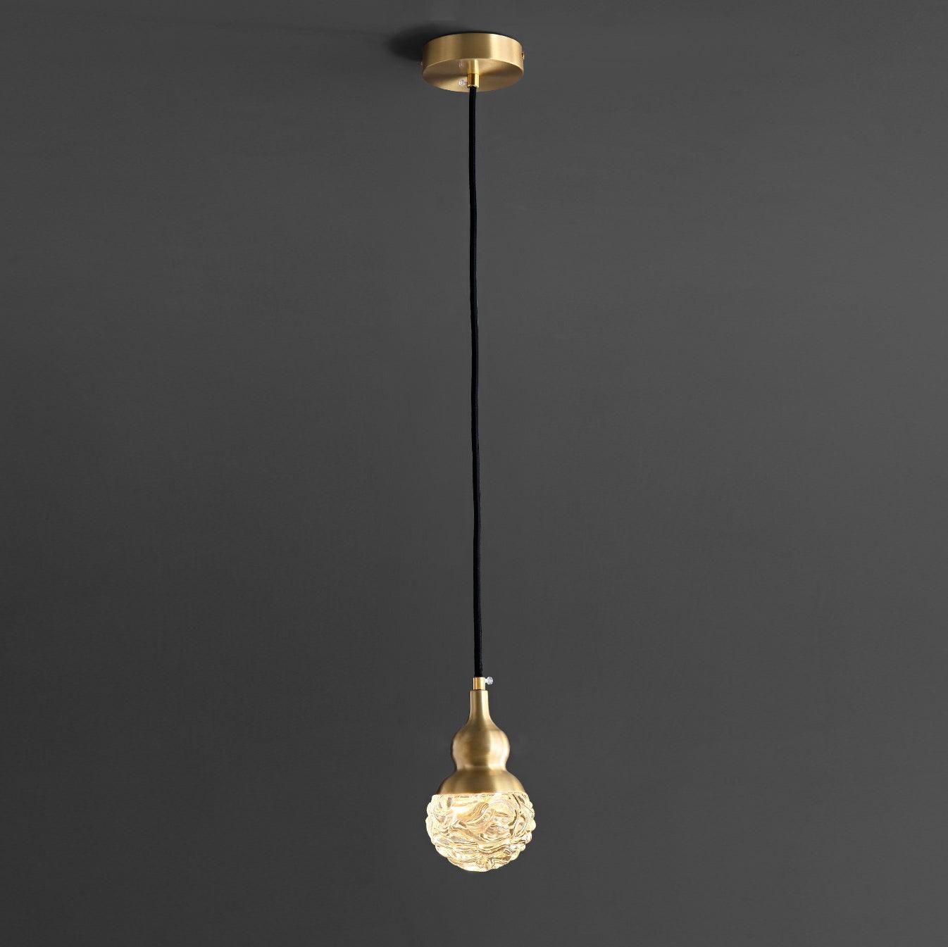 Tavirace Suspension Glam en Laiton et Verre