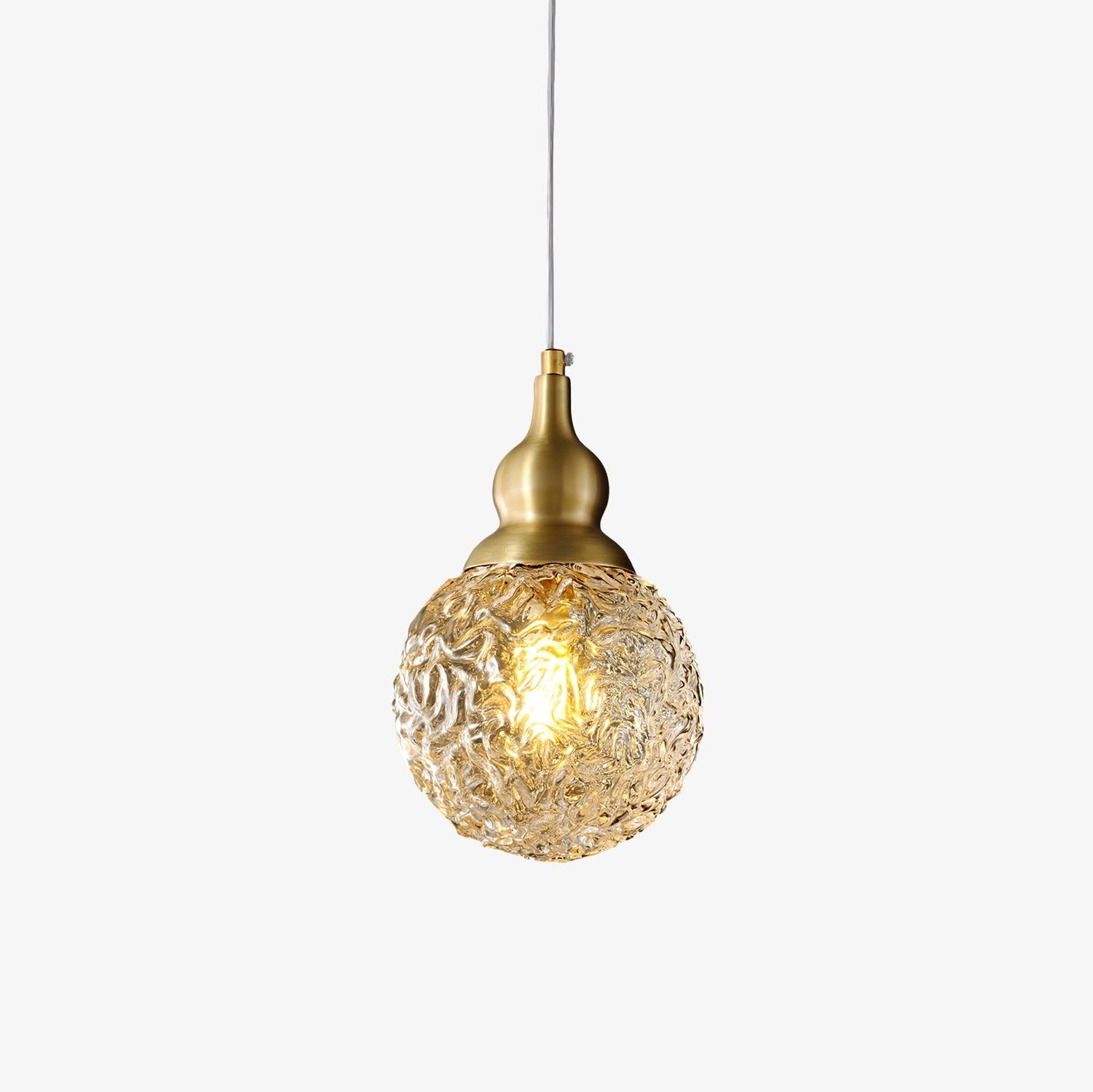 Tavirace Suspension Glam en Laiton et Verre