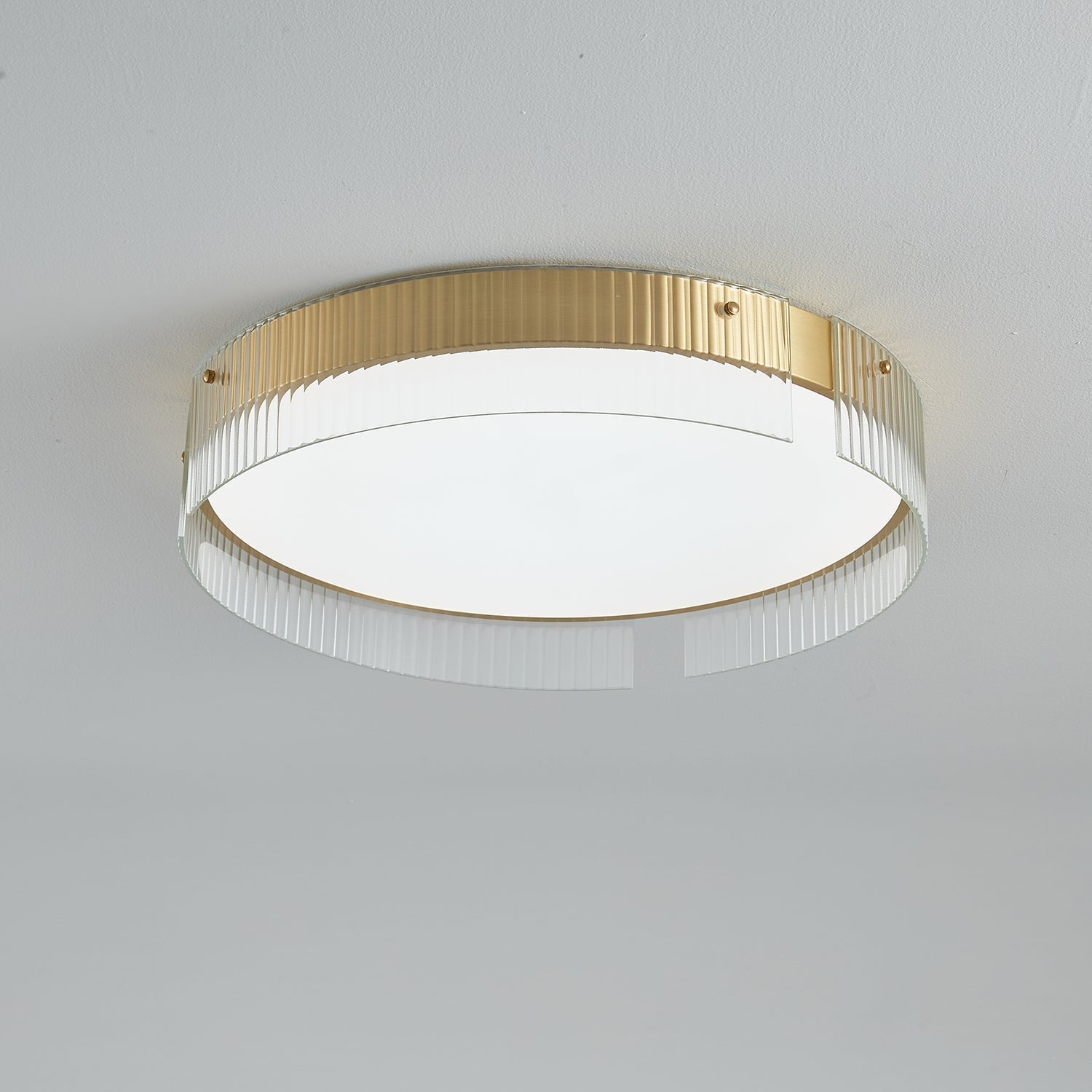 Ovenaris Plafonnier Minimaliste en Laiton