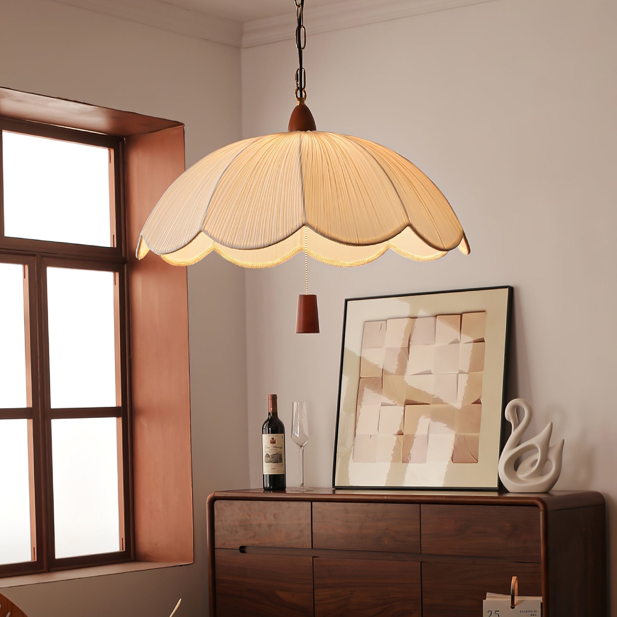 Vephael Suspension en Tissu Art Nouveau