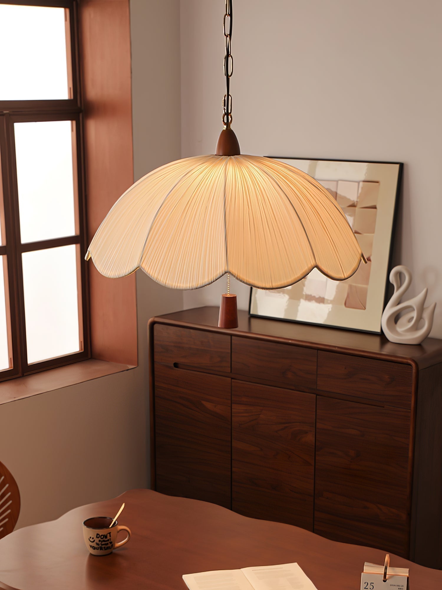 Vephael Suspension en Tissu Art Nouveau
