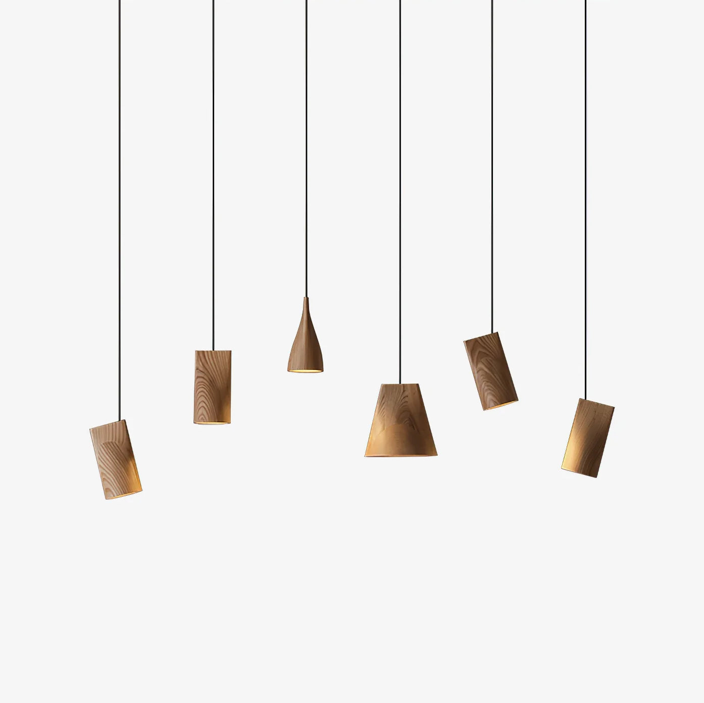 Ivarara Suspension Bois Asymétrique