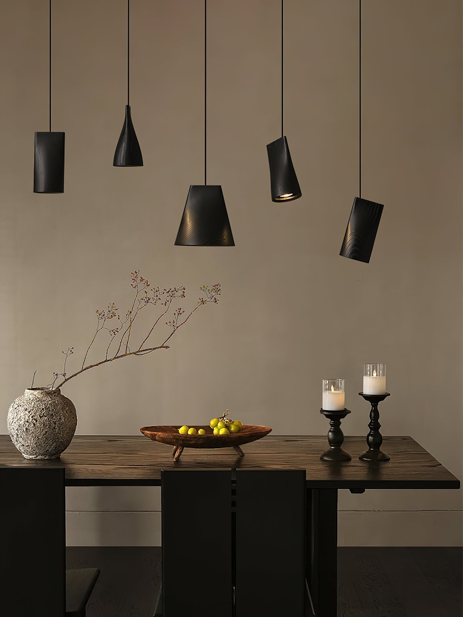 Ivarara Suspension Bois Asymétrique