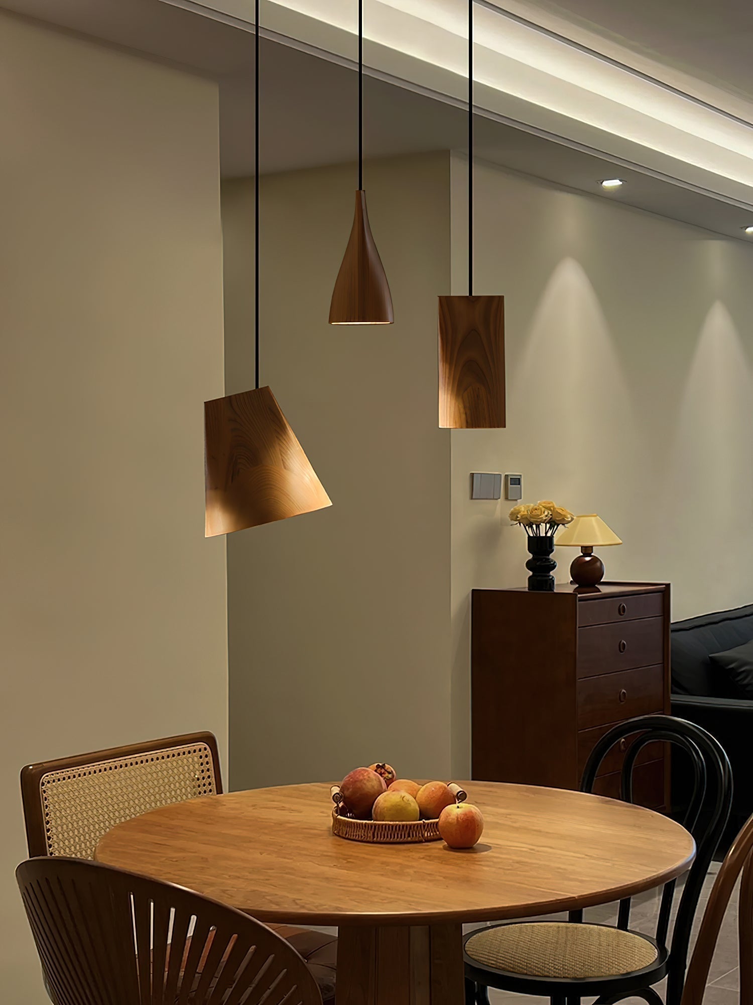 Ivarara Suspension Bois Asymétrique