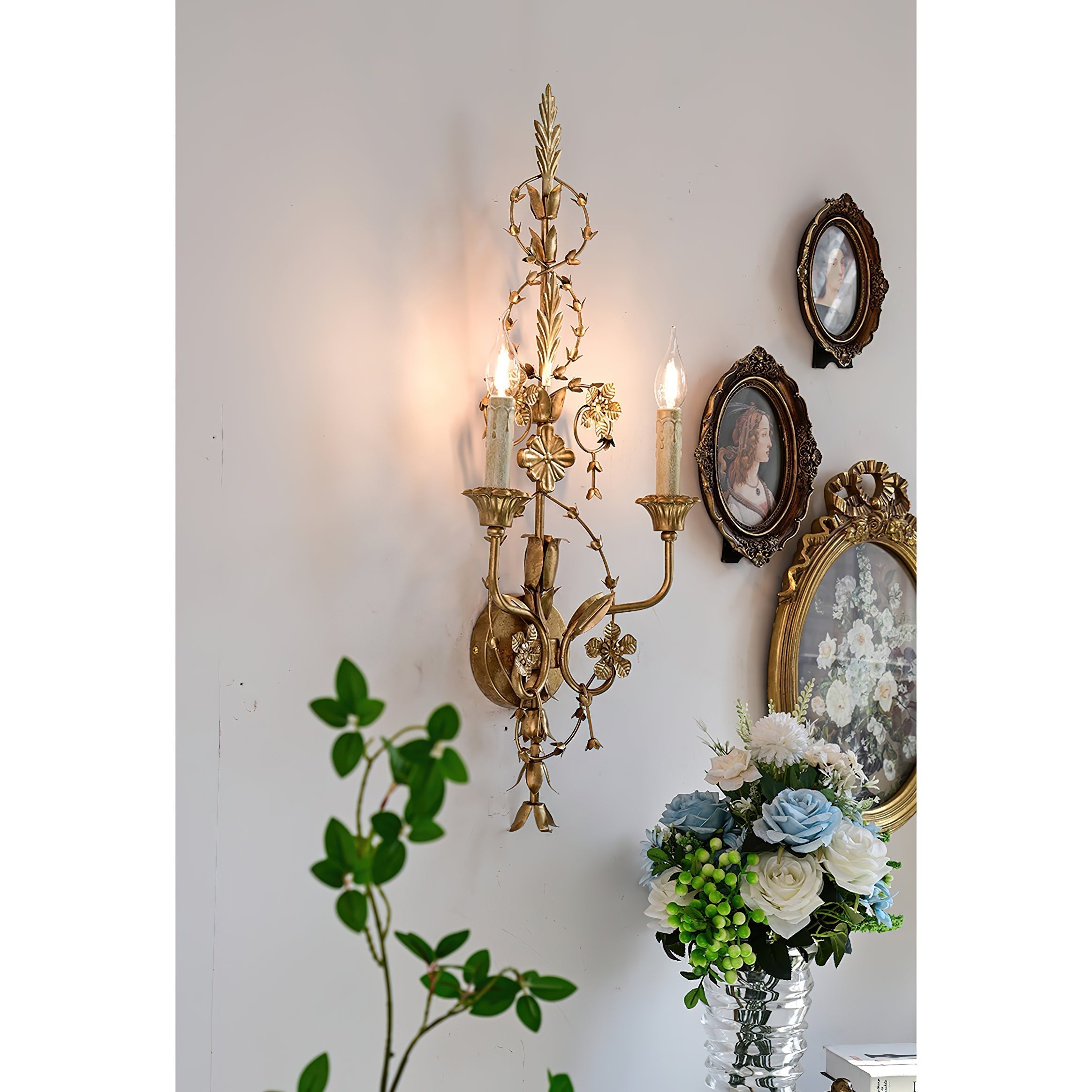 Aevuvyu Prime Ancien Industriel Métal Applique Murale