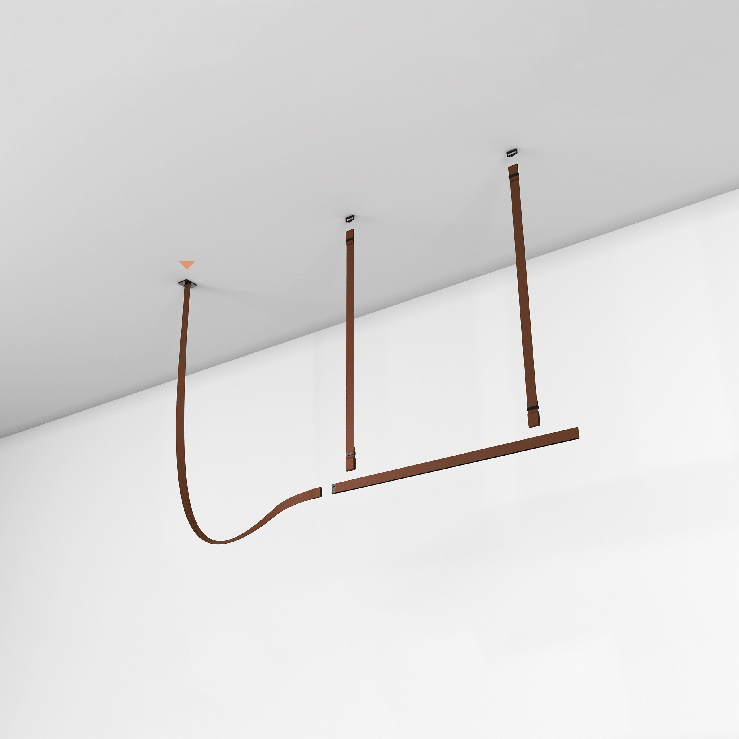 Arcadia Suspension Moderne en Cuir