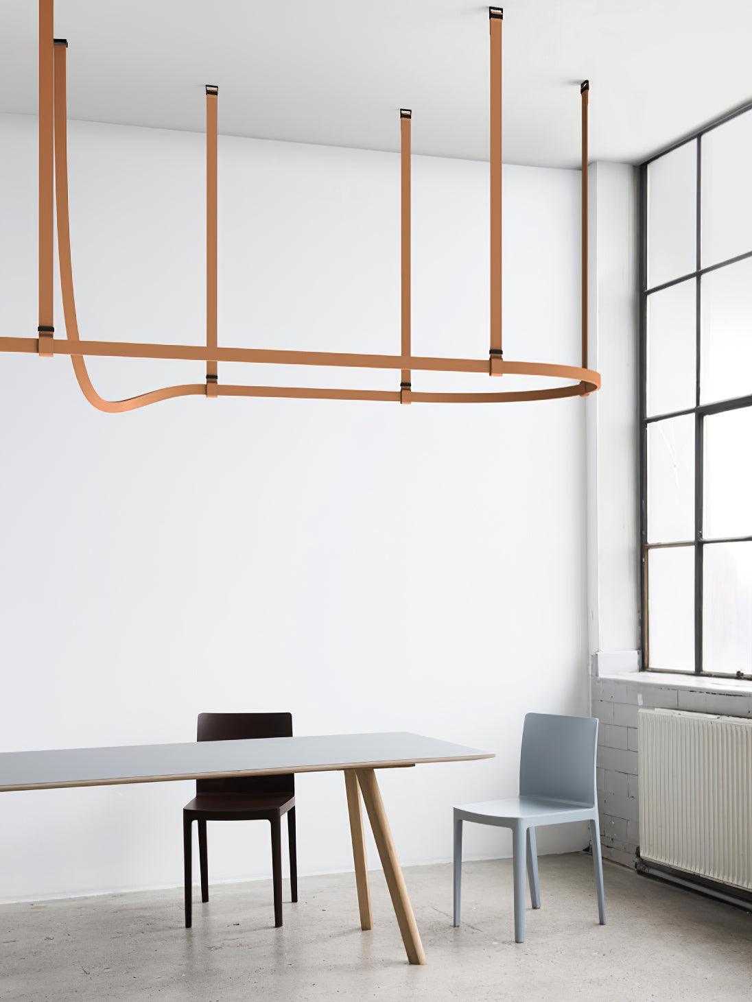 Arcadia Suspension Moderne en Cuir