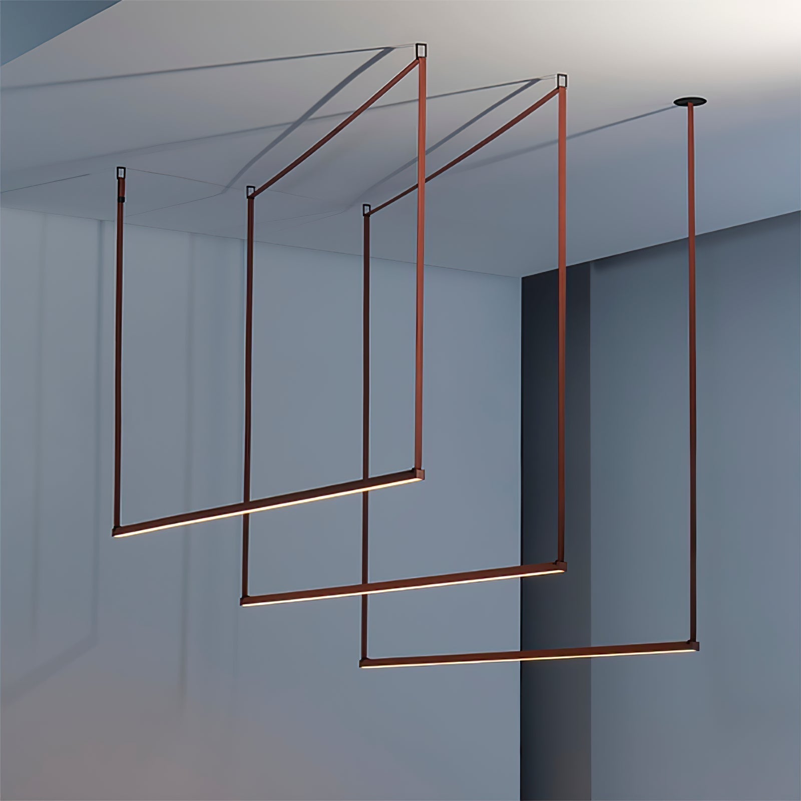 Gideon Suspension Linéaire Minimaliste en Métal