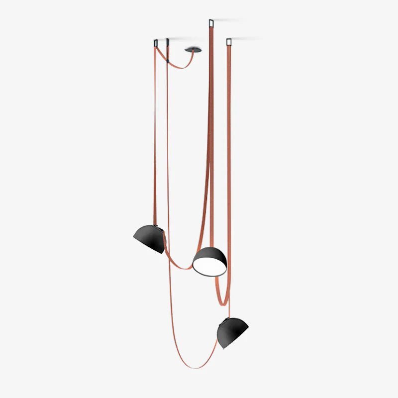 Cog Suspension Moderne Minimaliste en Cuir