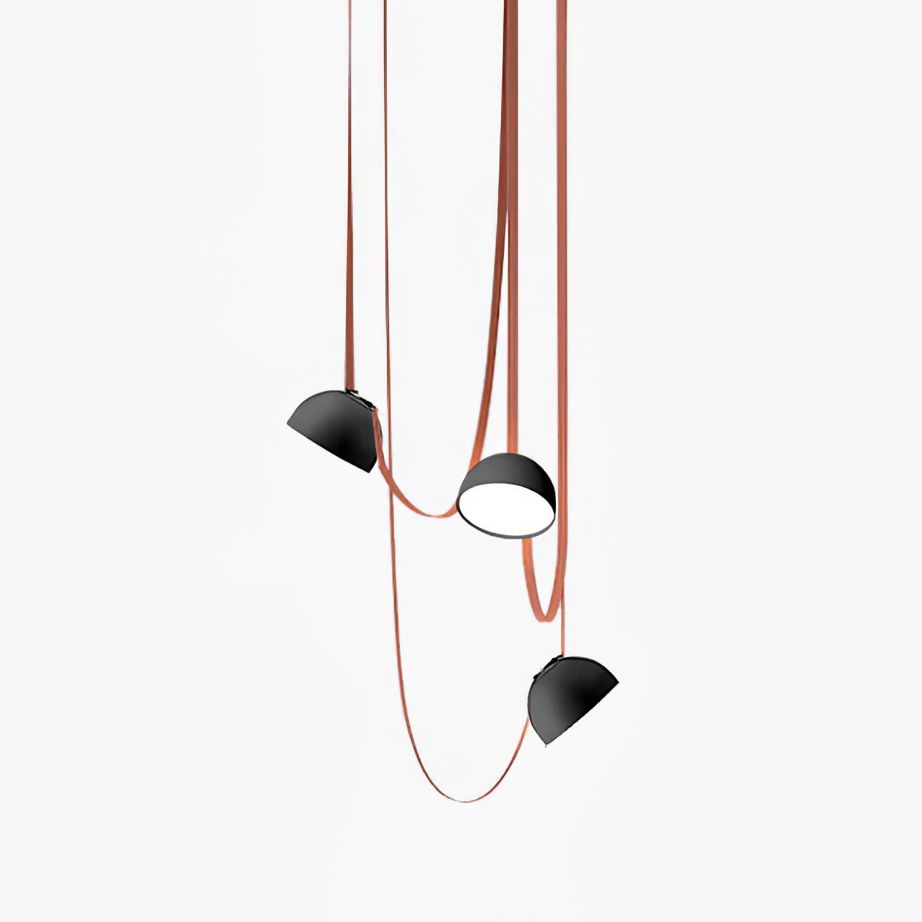 Cog Suspension Moderne Minimaliste en Cuir