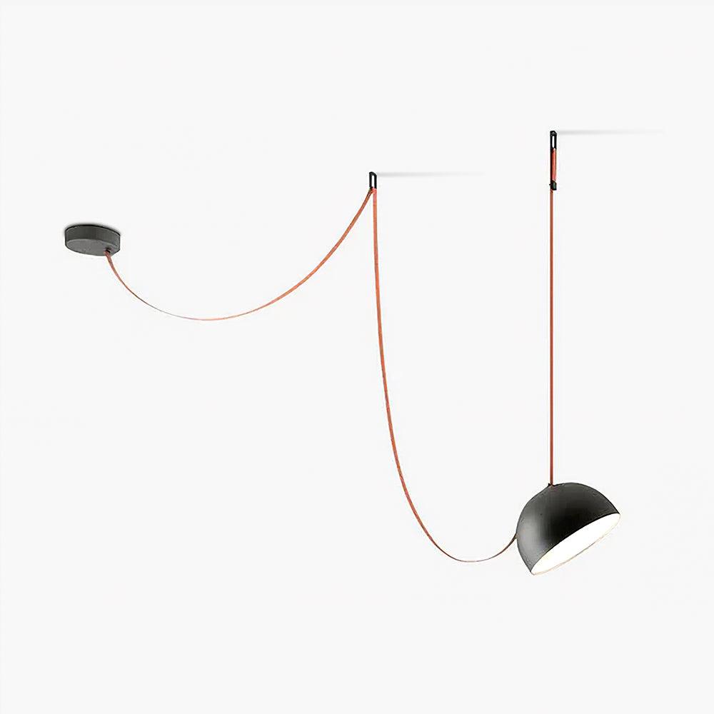 Cog Suspension Moderne Minimaliste en Cuir
