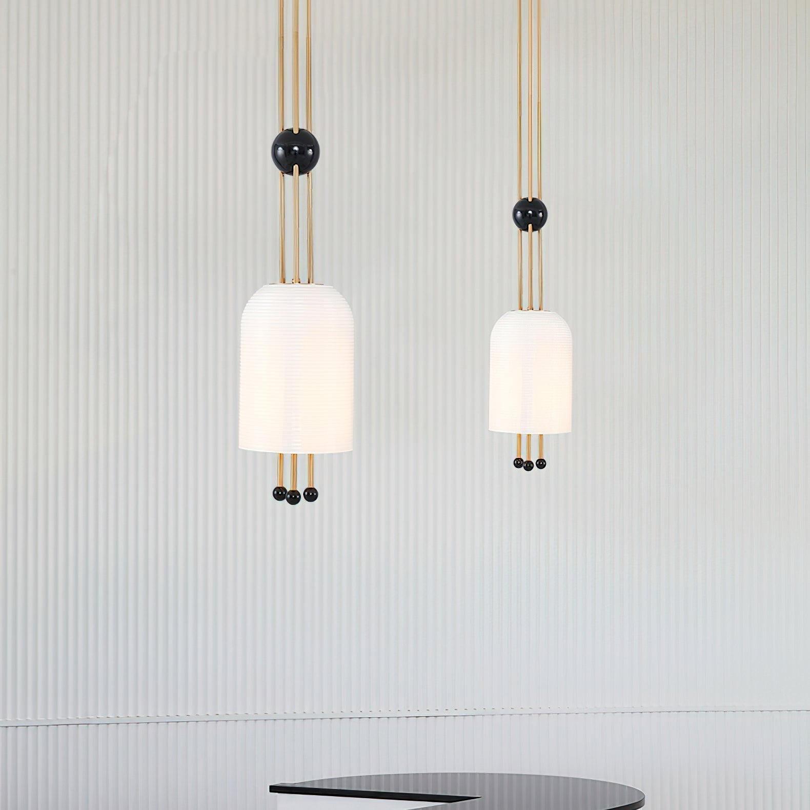 Voloraris Suspension en Verre Élégance Traditionnelle