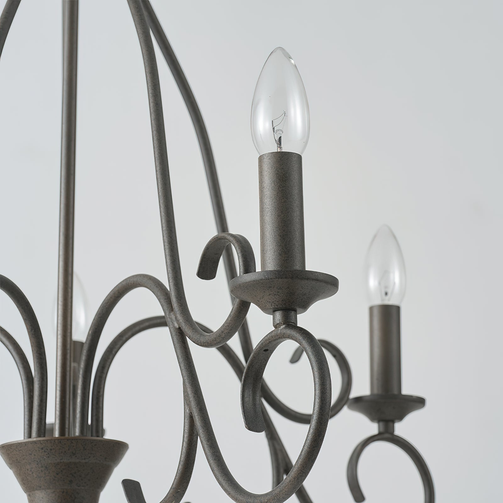 Dvaluvyu Ancien Industriel Métal Lustre