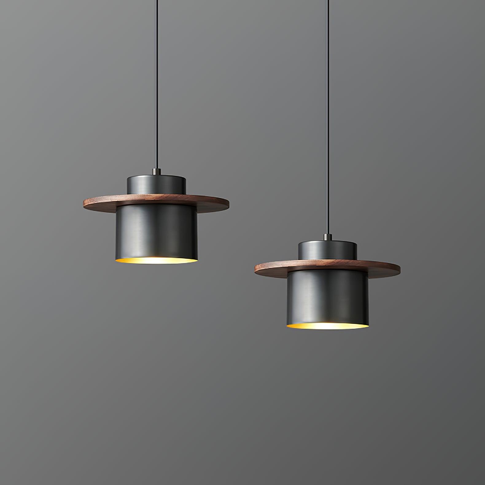 Aurora Lustre Suspendu Industriel En Laiton
