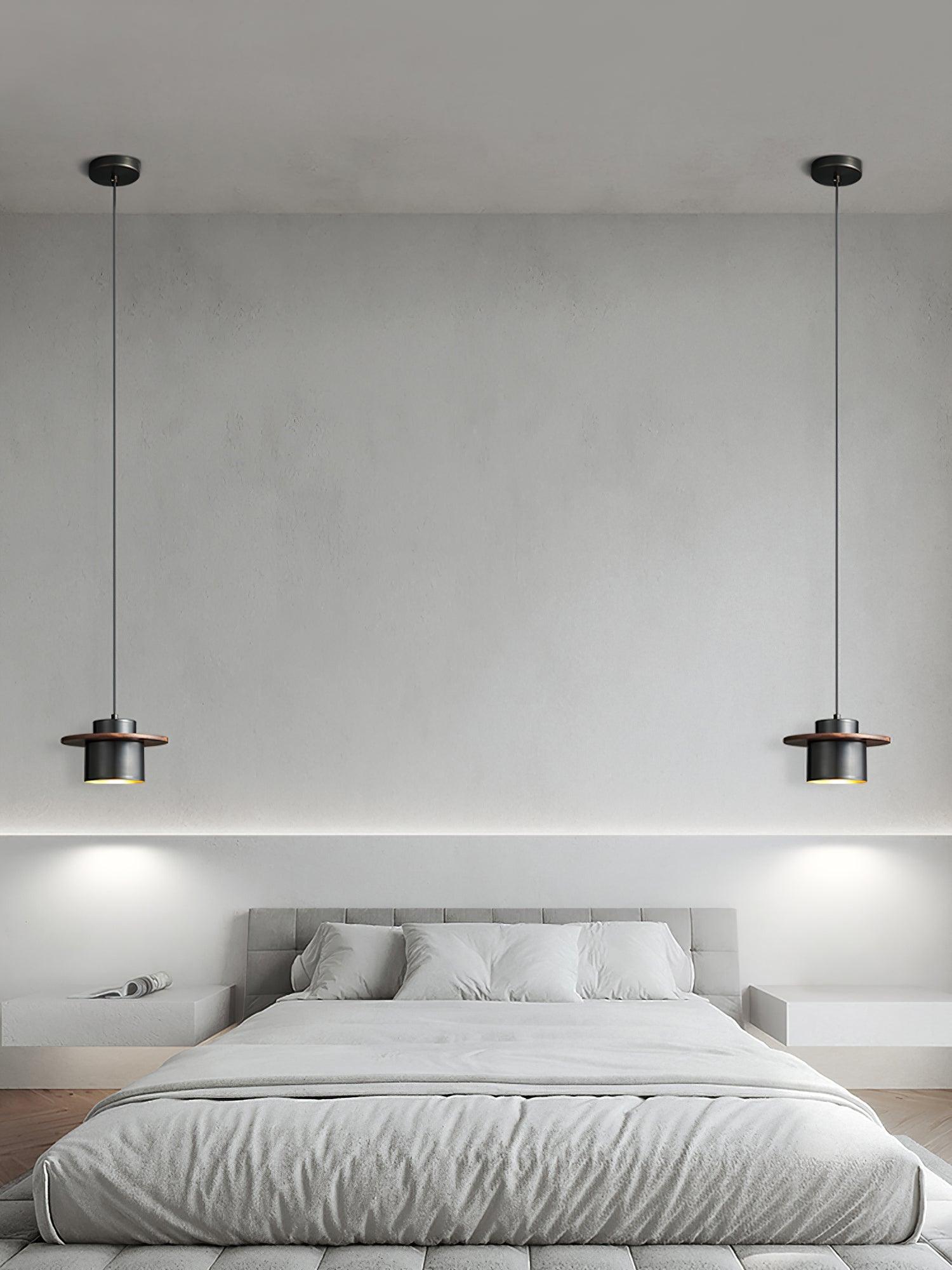 Aurora Lustre Suspendu Industriel En Laiton