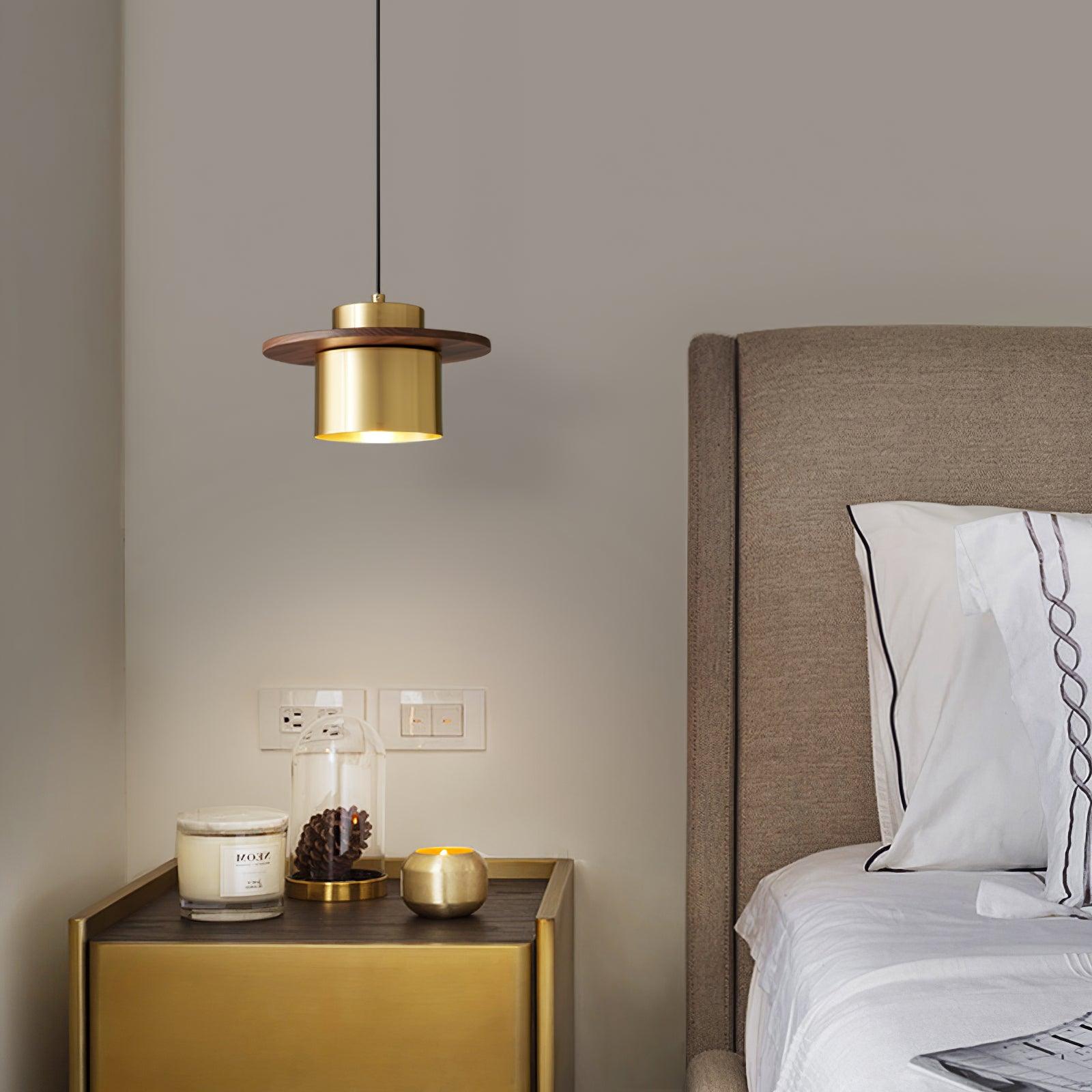 Aurora Lustre Suspendu Industriel En Laiton