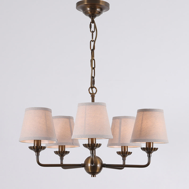 Gloruvyh Ancien Industriel Tissu Métal Lustre