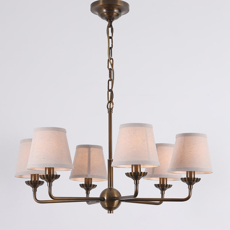 Gloruvyh Ancien Industriel Tissu Métal Lustre