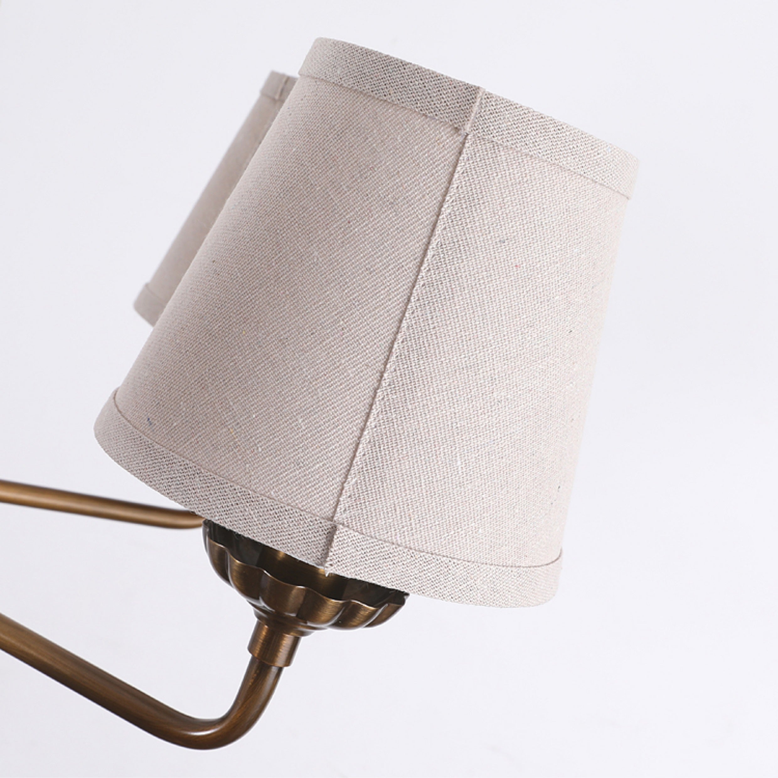 Gloruvyh Ancien Industriel Tissu Métal Lustre
