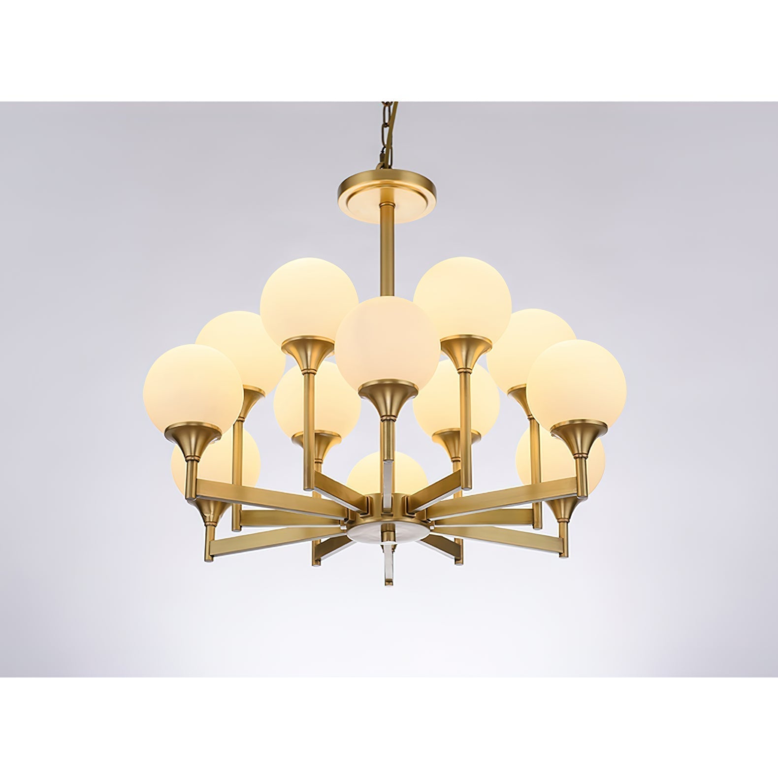 Himinuvyh Ancien Industriel Métal Verre Lustre