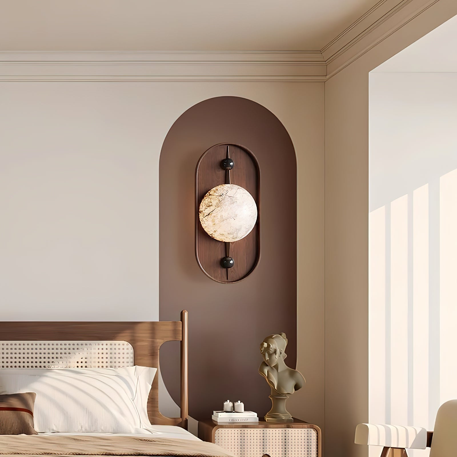Mylaearae Applique Murale Orbe Albâtre