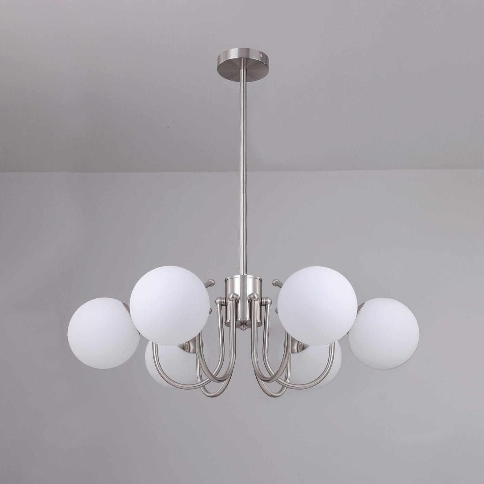 Aurora Lustre Globe en Chrome Moderne