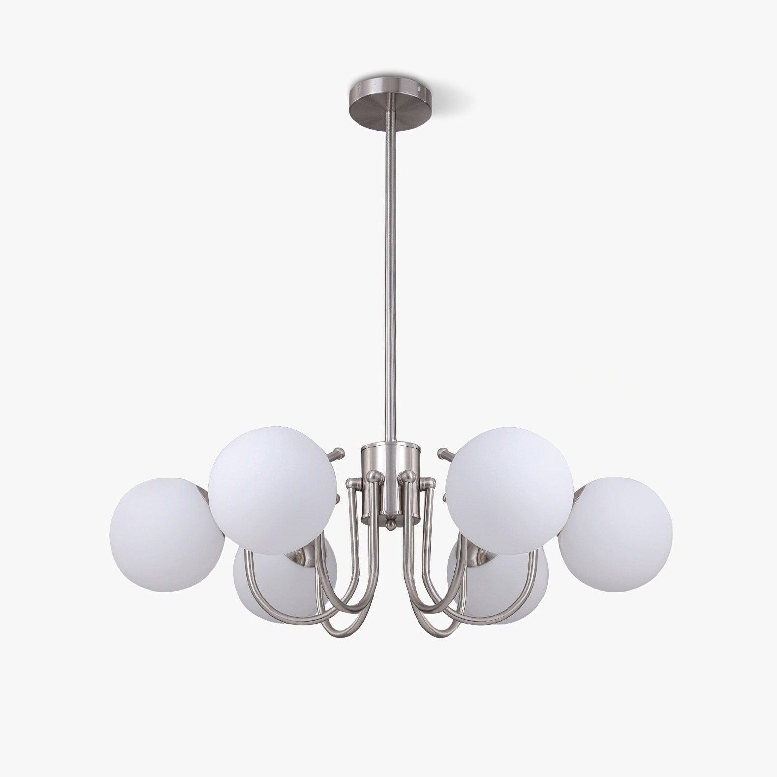 Aurora Lustre Globe en Chrome Moderne