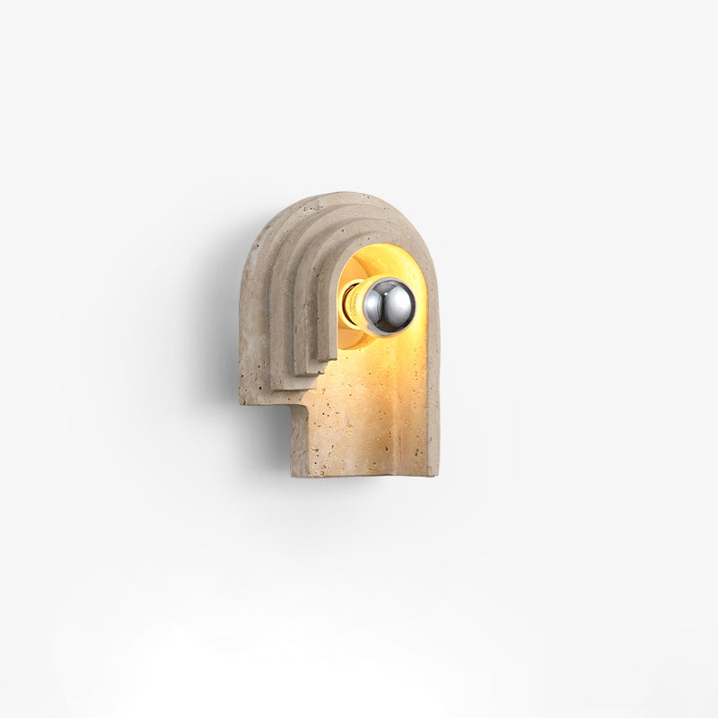 Mjolkuvyh Moderne Minimaliste Travertin Applique Murale
