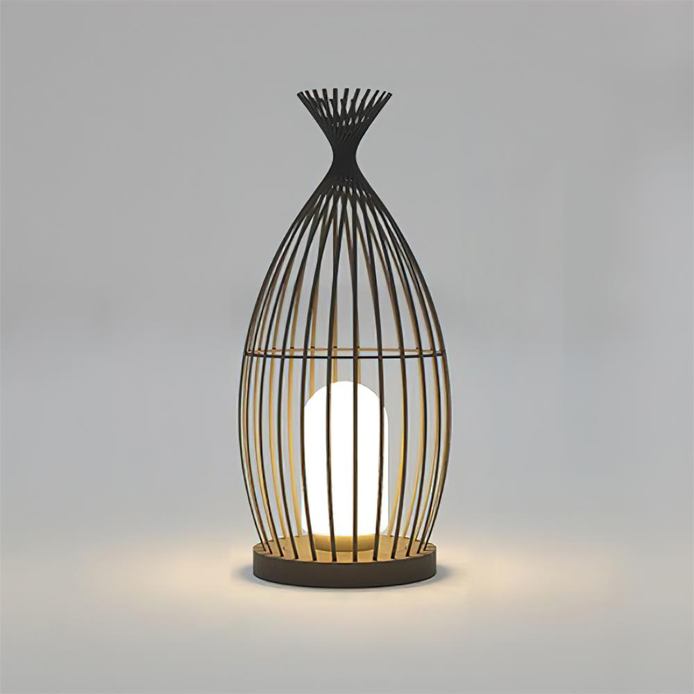 Birdcage Lampe de Poteau Extérieure Cage Industrielle