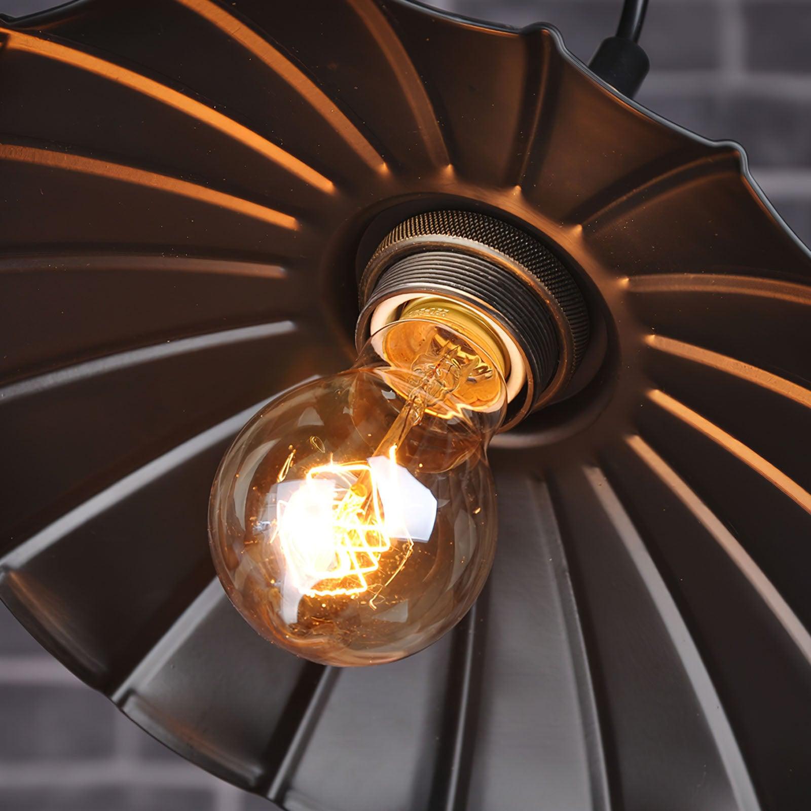 Velora Contemporain Fer Suspension Lumière