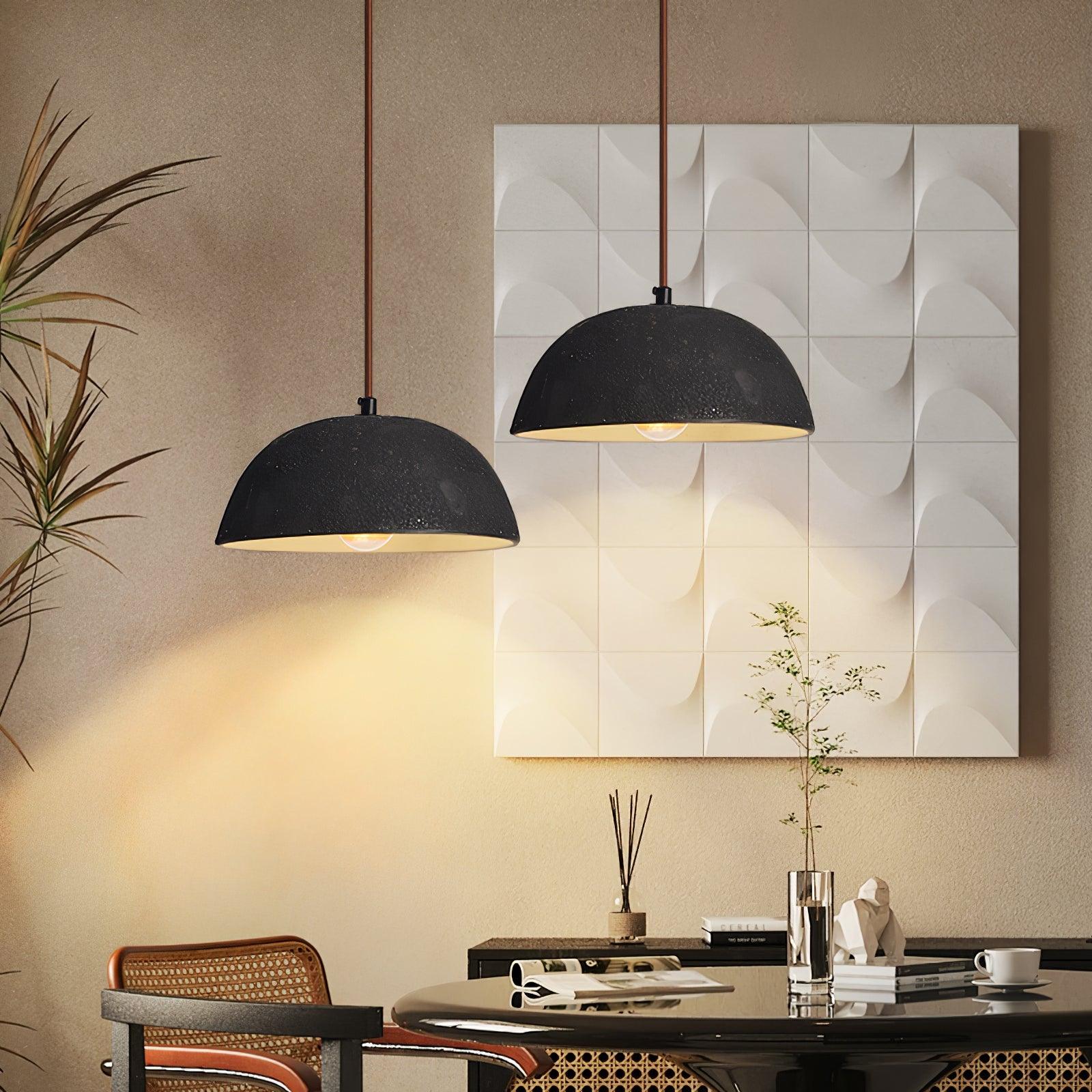 Dôme Vintage Bois Suspension