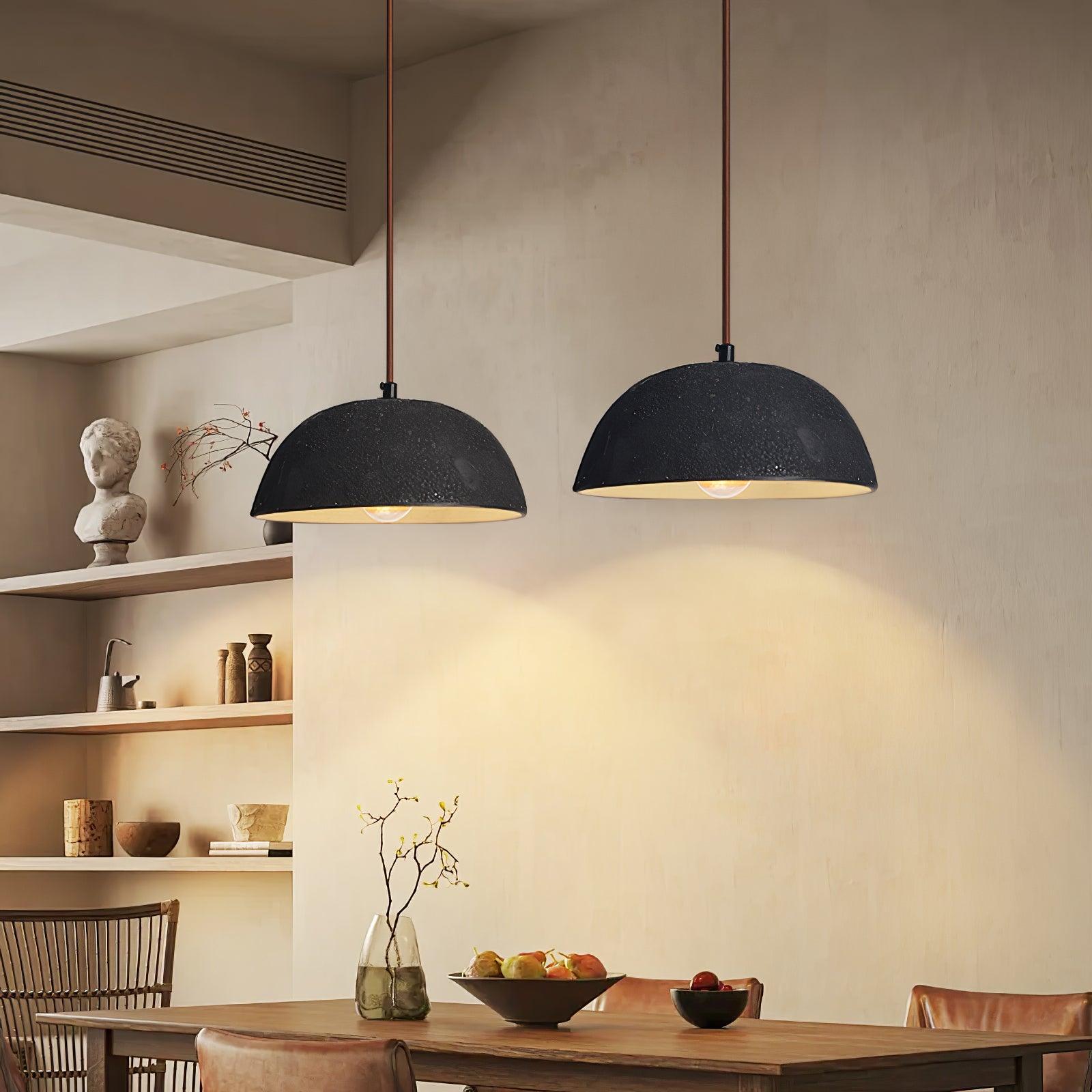 Dôme Vintage Bois Suspension