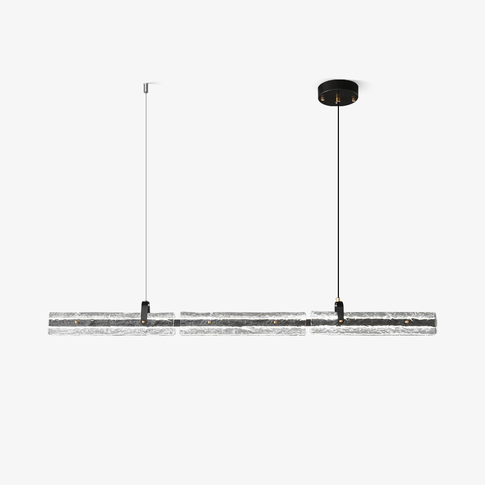 Cedorisra Luxe Glace Noir Verre Suspension