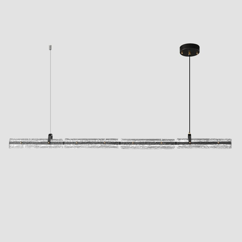 Cedorisra Luxe Glace Noir Verre Suspension