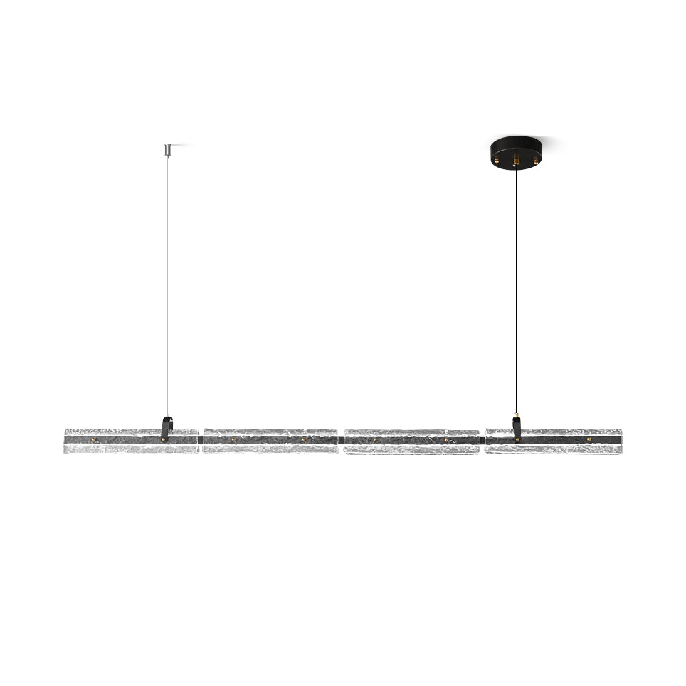 Cedorisra Luxe Glace Noir Verre Suspension